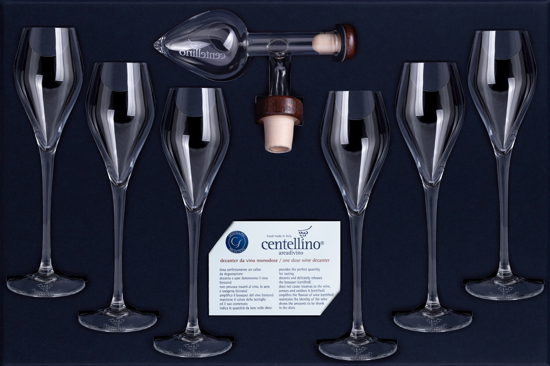 Gift Box — 6 Glasses 60 ml + Centellino 35 ml